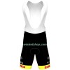 Fietskleding (Fietsshirt + Korte Koersbroek) 2022 Bingoal Pauwels Sauces WB - Rood Neongeel